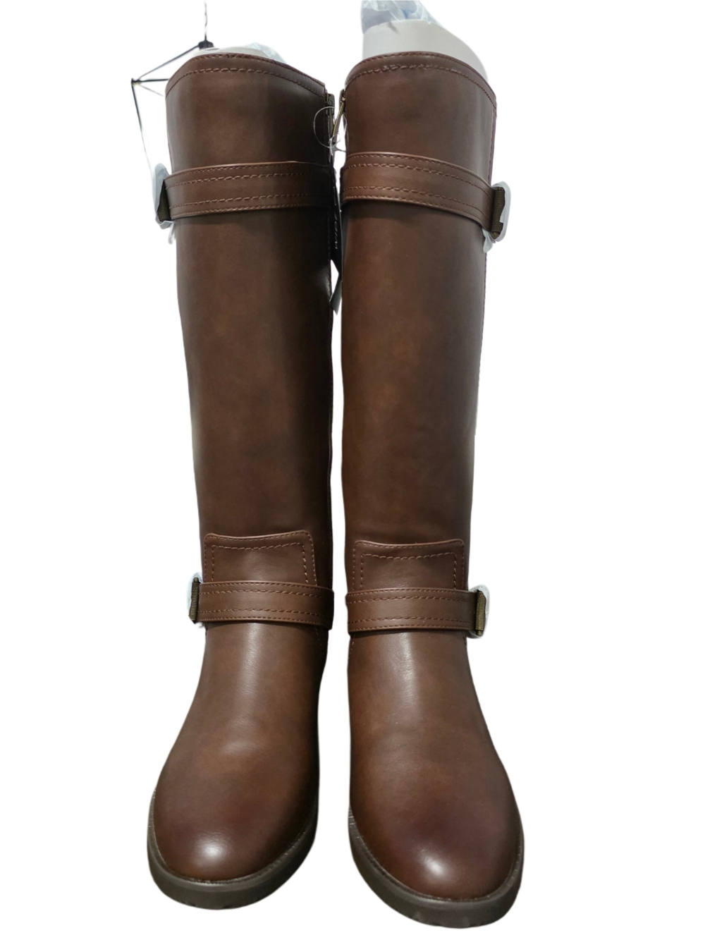 Naturalizer Tiernan Double Buckle Riding Boots NIB - Wide Calf - Picture 4 of 10